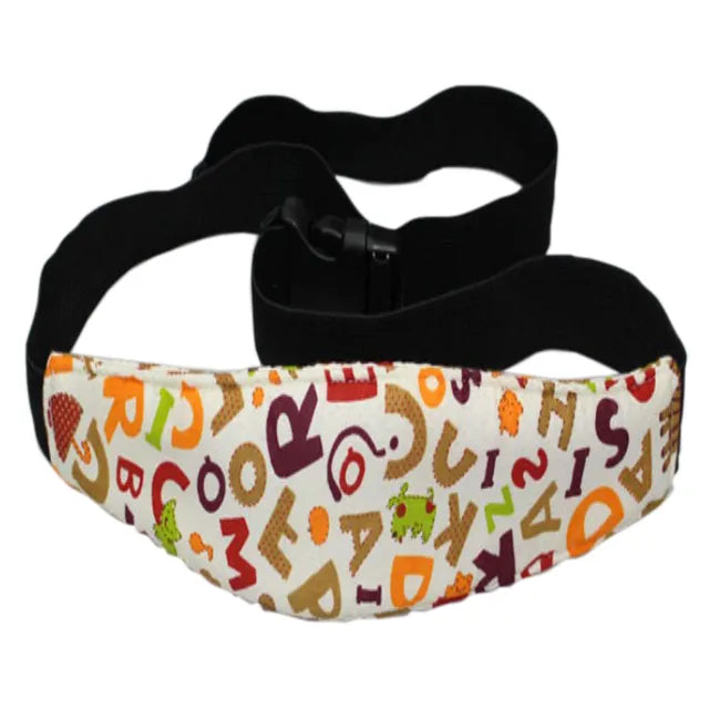 Pikkaboo NapSafe Car Head Support - ABC Brown - Laadlee