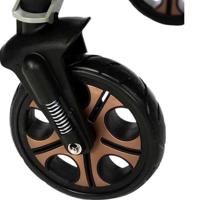 Pikkabo- 3in1 Luxury Pram Stroller-Black - Laadlee