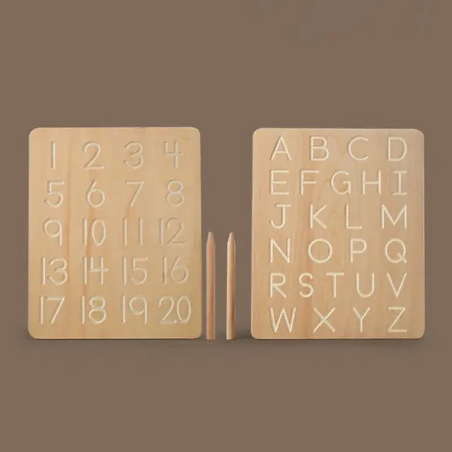 Woody Buddy - Tracing Board - Natural - Laadlee