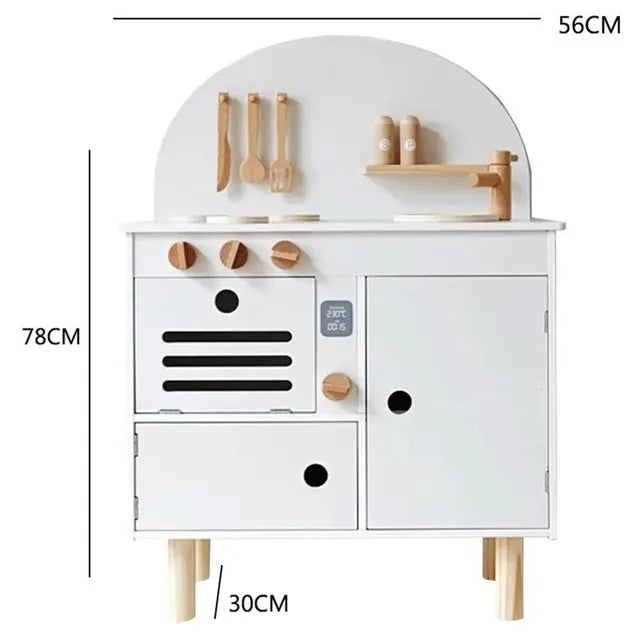 Woody Buddy - Vintage Kitchen - White - Laadlee