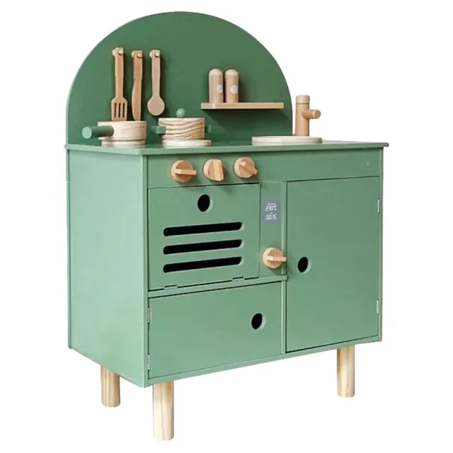 Woody Buddy - Vintage Kitchen - Green - Laadlee