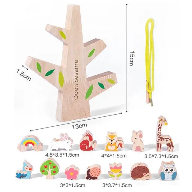 Woody Buddy - Animals Stacker on a tree - Laadlee