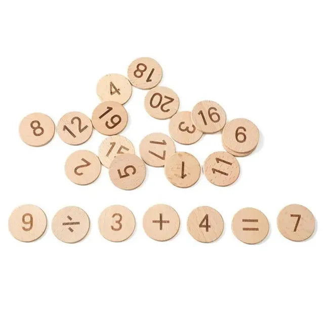 Woody Buddy - Counting Pegs - Natural - Laadlee