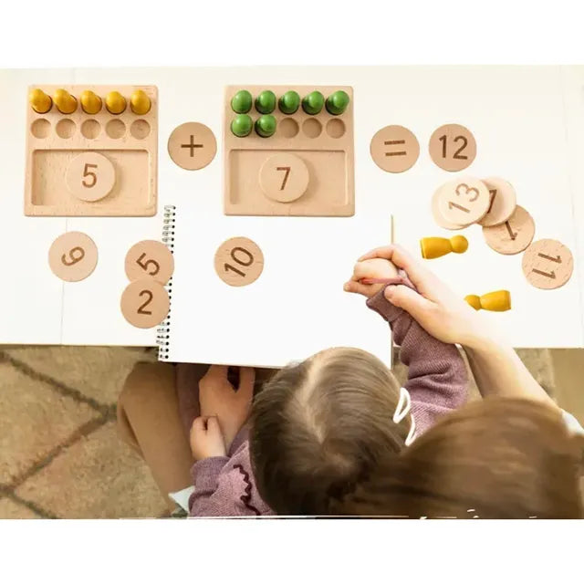 Woody Buddy - Counting Pegs - Natural - Laadlee