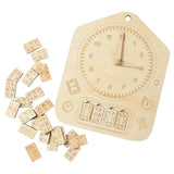 Woody Buddy - Learning Clock - Natural - Laadlee