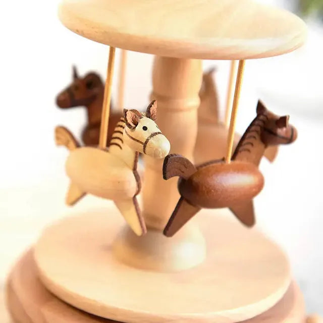 Woody Buddy - Musical Carousel - Pony - Laadlee
