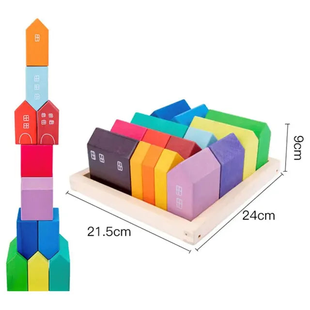 Woody Buddy - Rainbow Houses - Laadlee