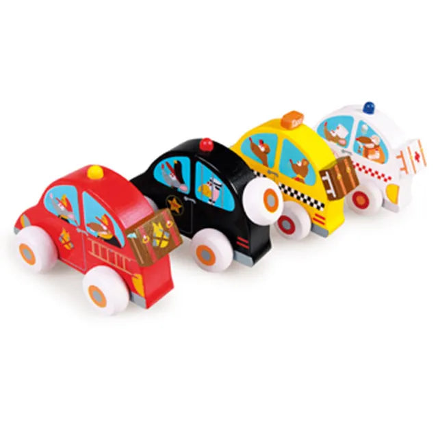 Scratch Europe Wooden Cars - Laadlee