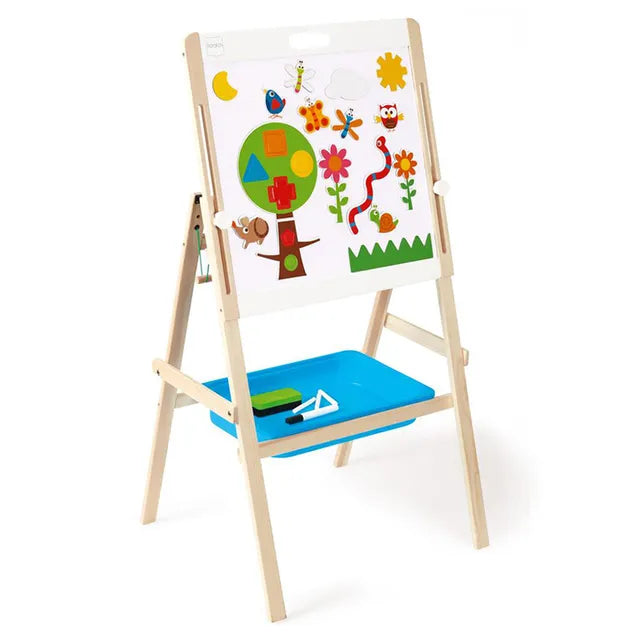 Scratch Europe 2 Sided Easel (Magnetic Black & Whiteboard) - Laadlee