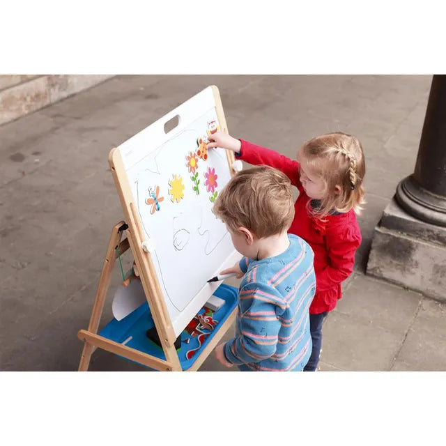 Scratch Europe 2 Sided Easel (Magnetic Black & Whiteboard) - Laadlee