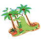 Scratch Europe Crocodile Contour Puzzle 36 Pieces - Laadlee