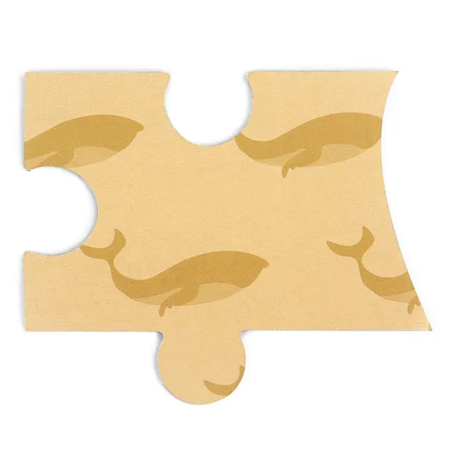 Scratch Europe Whale Contour Puzzle - Laadlee