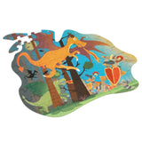 Scratch Europe Dragon Contour Puzzle 61 Pieces - Laadlee