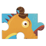 Scratch Europe Dragon Contour Puzzle 61 Pieces - Laadlee