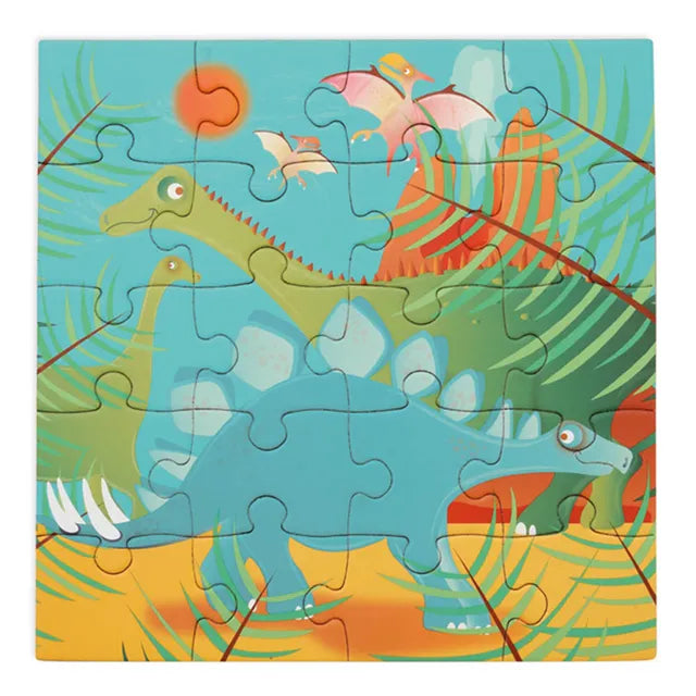 Scratch Europe Dinosaurs Magnetic Puzzle Book To Go - Laadlee