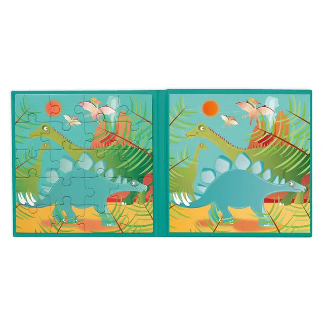 Scratch Europe Dinosaurs Magnetic Puzzle Book To Go - Laadlee