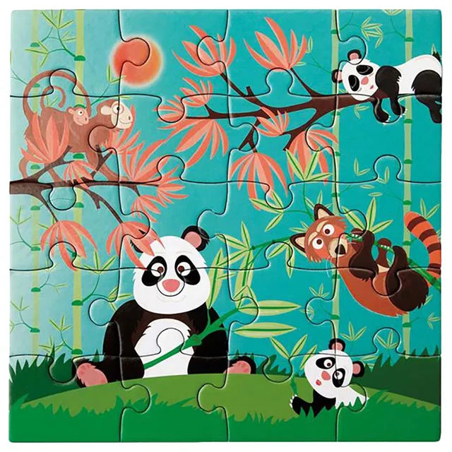 Scratch Europe Panda 20 Pcs Magnetic Puzzle Book To Go - Laadlee