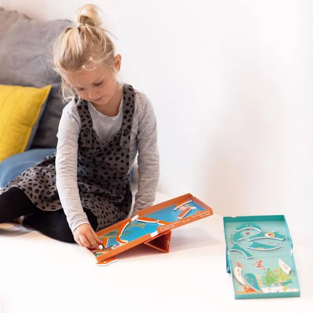 Scratch Europe Whale 9 Pcs Magnetic Puzzle Run - Laadlee