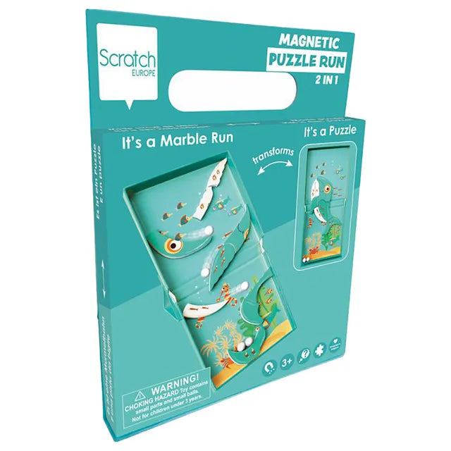 Scratch Europe Whale 9 Pcs Magnetic Puzzle Run - Laadlee