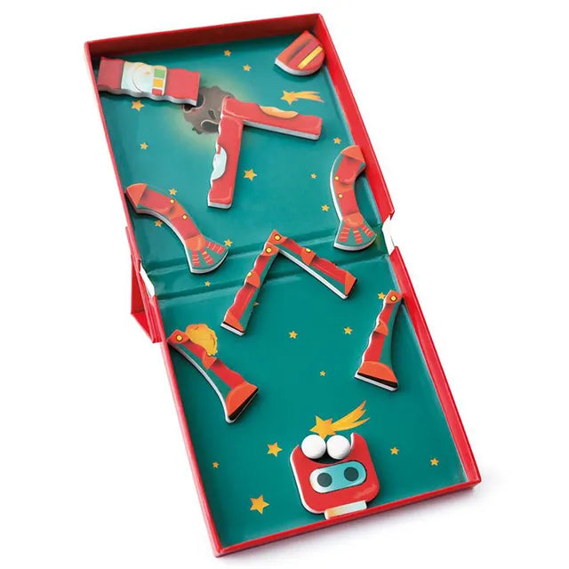 Scratch Europe Robot 11 Pcs Magnetic Puzzle Run - Laadlee