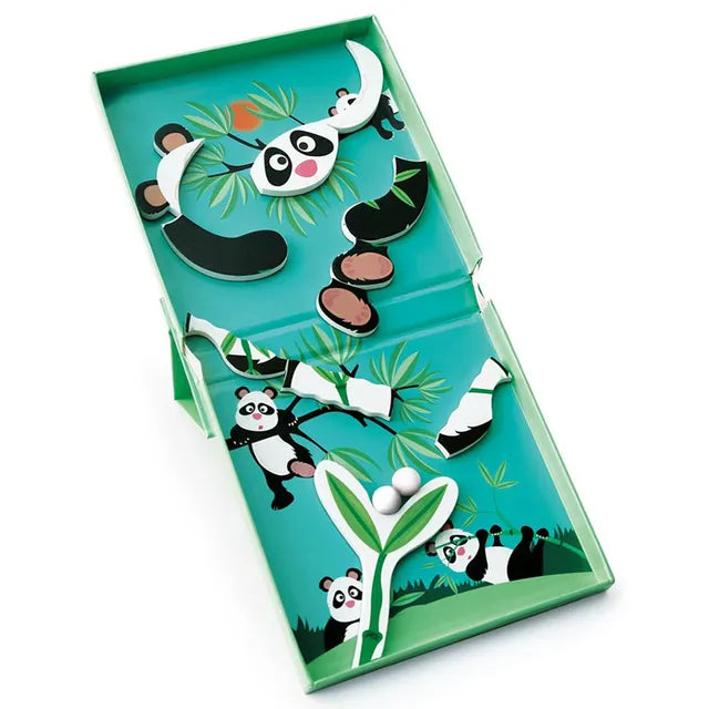 Scratch Europe Panda 11 Pcs Magnetic Puzzle Run - Laadlee