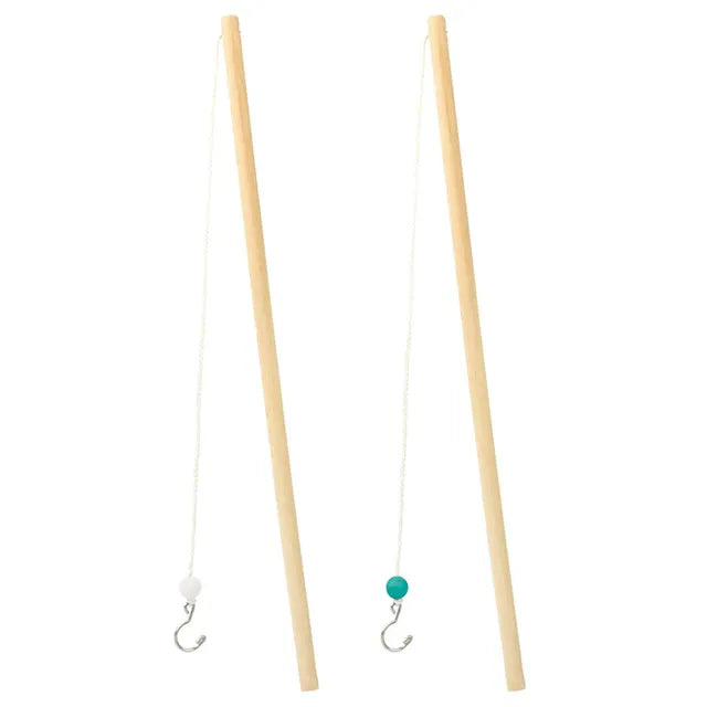 Scratch Europe Set Of 6 Fishing Ducks With 2 Rods - Laadlee