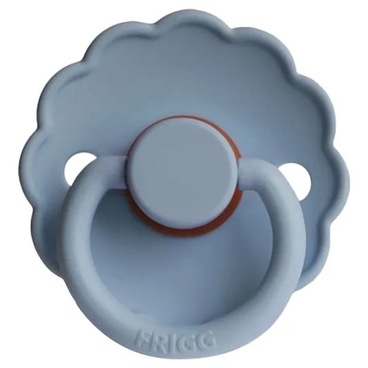Frigg Daisy Latex Baby Pacifier 6M-18M, 1Pack, Glacier Blue - Size 2 - Laadlee