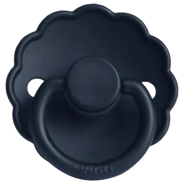 Frigg Daisy Silicone Baby Pacifier 0-6M, 1Pack, Dark Navy - Size 1 - Laadlee