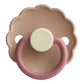 Frigg Daisy Silicone Baby Pacifier 6M-18M, 1Pack, Peony - Size 2 - Laadlee