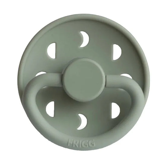 Frigg Moon Phase Latex Baby Pacifier 0-6M, 1Pack, Sage - Size 1 - Laadlee