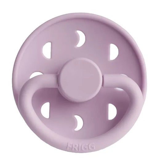 Frigg Moon Phase Silicone Baby Pacifier 6M-18M, 1Pack, Soft Lilac - Size 2 - Laadlee