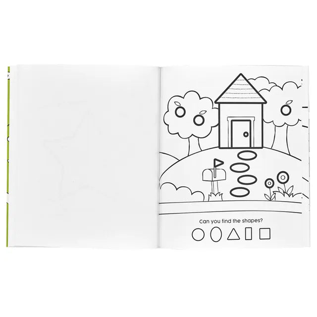 OOLY Toddler Color-In' Book - 123 Shapes & Numbers - Laadlee