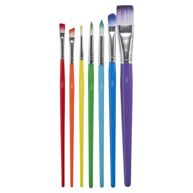 OOLY Lil Paint Brushes - Set of 7 - Laadlee