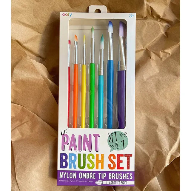 OOLY Lil Paint Brushes - Set of 7 - Laadlee