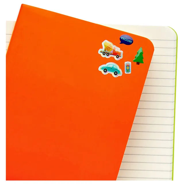 OOLY Stickiville Stickers - Standard - Workin' Wheels - Laadlee