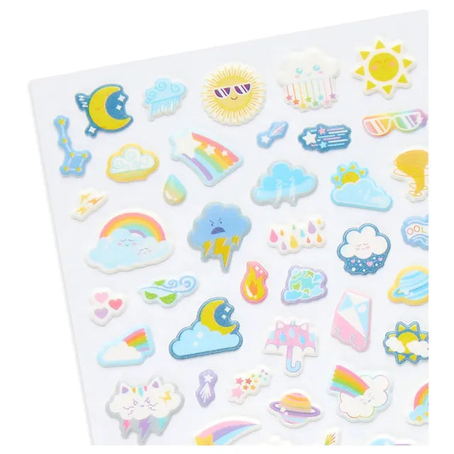OOLY Stickiville Stickers - Standard - Weather Pals - Laadlee