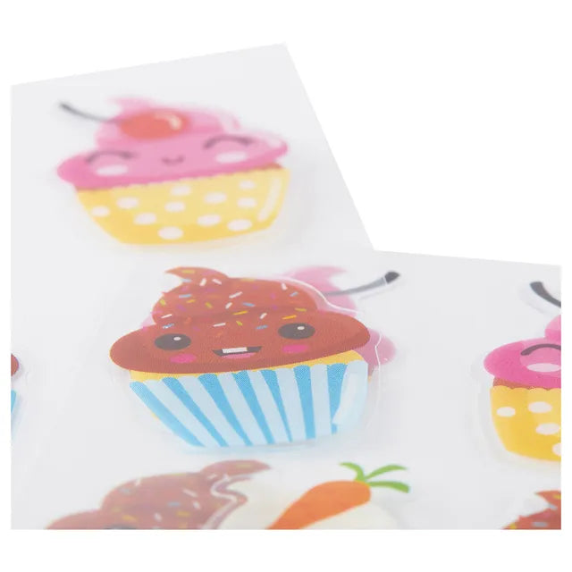 OOLY Stickiville Stickers - Skinny - Happy Cupcakes - Laadlee