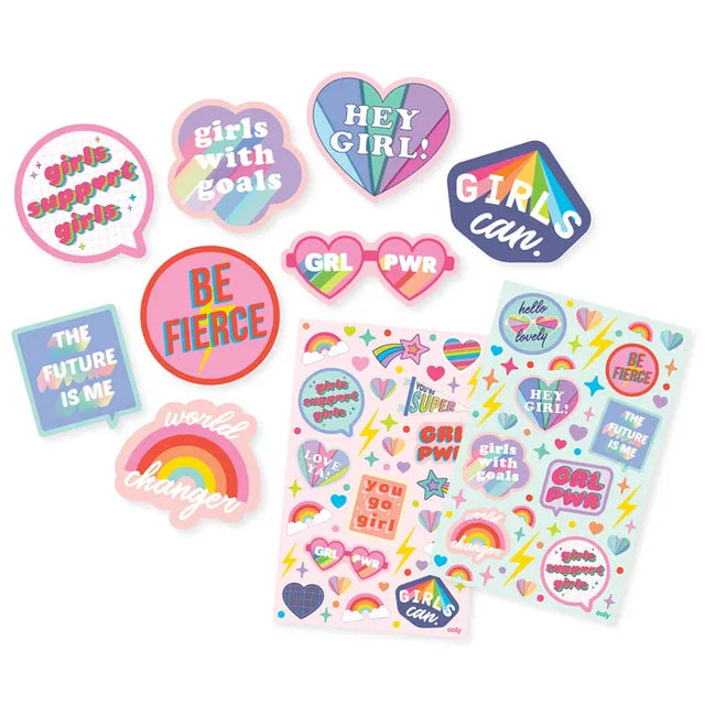 OOLY Scented Scratch Stickers - GRL PWR - Laadlee