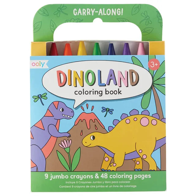 OOLY Carry Along Coloring Book - Dinoland - Laadlee