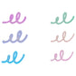 OOLY Silver Linings Outline Markers - Set of 6 - Laadlee