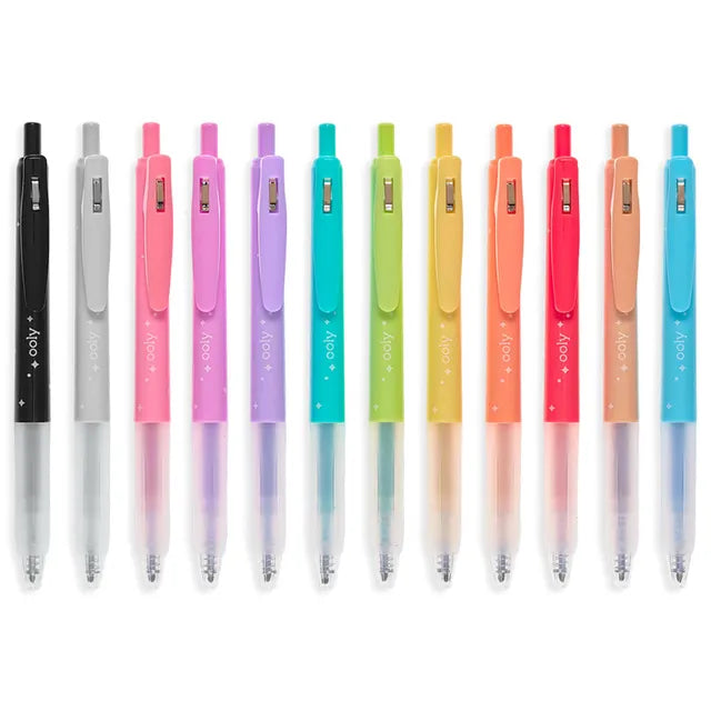 OOLY Oh My Glitter! Gel Pens - Set of 12 - Laadlee