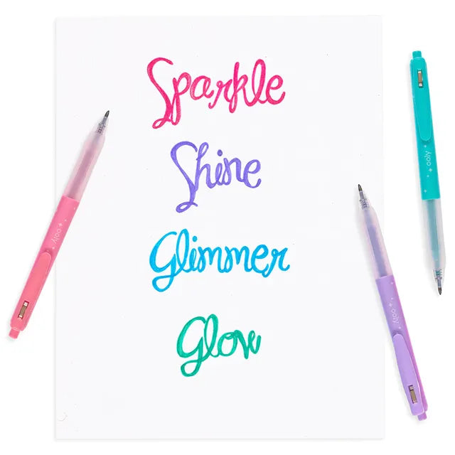 OOLY Oh My Glitter! Gel Pens - Set of 4 - Laadlee