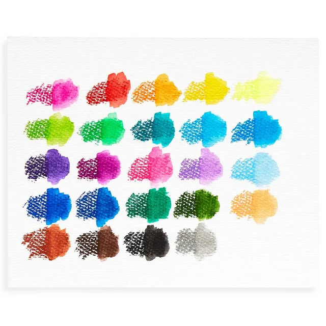 OOLY Smooth Stix Watercolor Gel Crayons - 25 PC Set - Laadlee