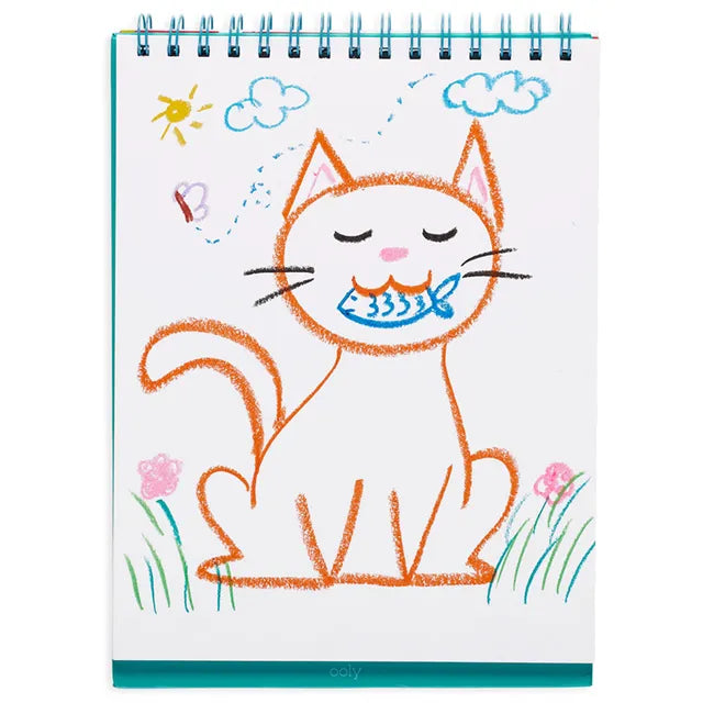 OOLY Cat Parade Watercolor Gel Crayons - Set of 12 - Laadlee