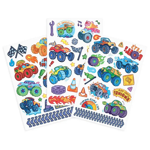 OOLY Tattoo Palooza Temporary Tattoos - Monster Truck - Laadlee