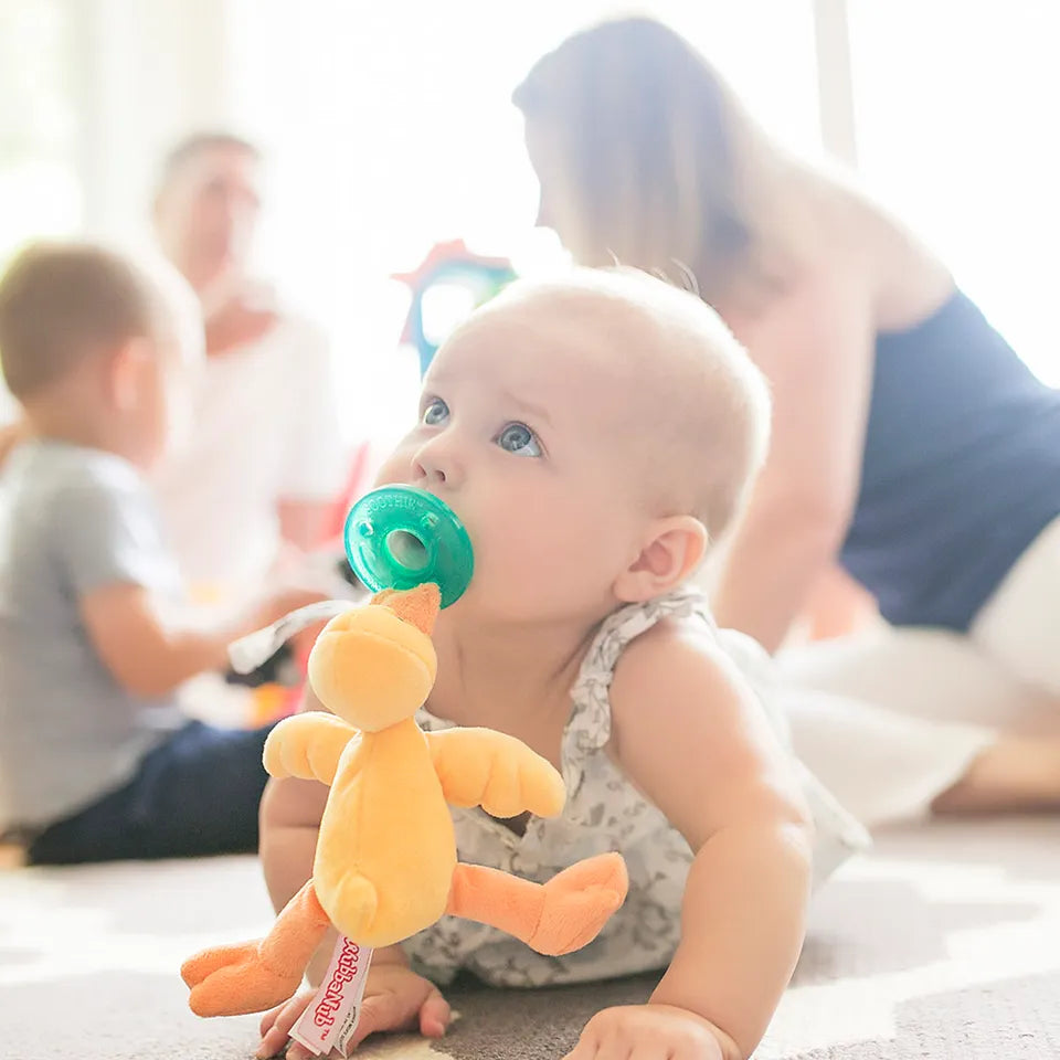 WubbaNub Pacifier - Baby Yellow Duck - Laadlee