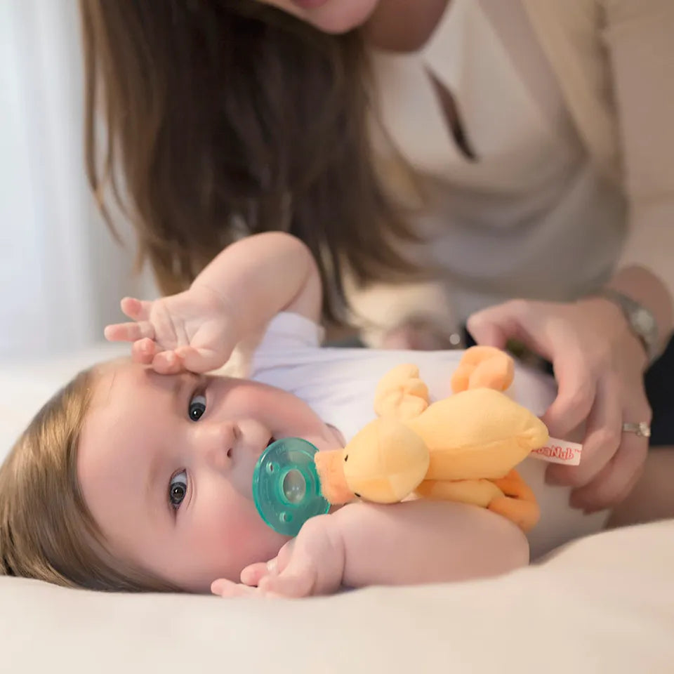 WubbaNub Pacifier - Baby Yellow Duck - Laadlee