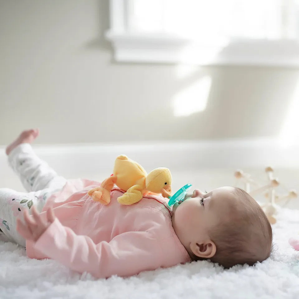 WubbaNub Pacifier - Baby Yellow Duck - Laadlee