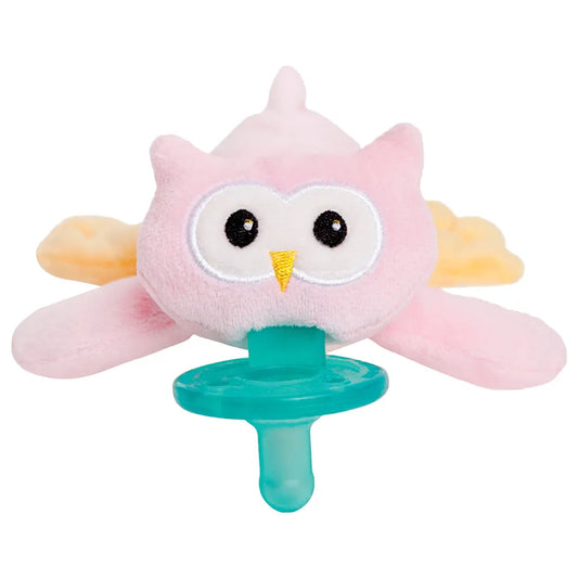 WubbaNub Pacifier - Pink Owl - Laadlee
