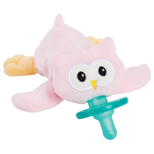 WubbaNub Pacifier - Pink Owl - Laadlee